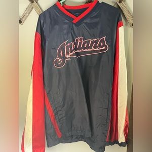 Vintage Cleveland Indians pullover windbreaker